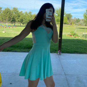 Light Blue Flowy Dress